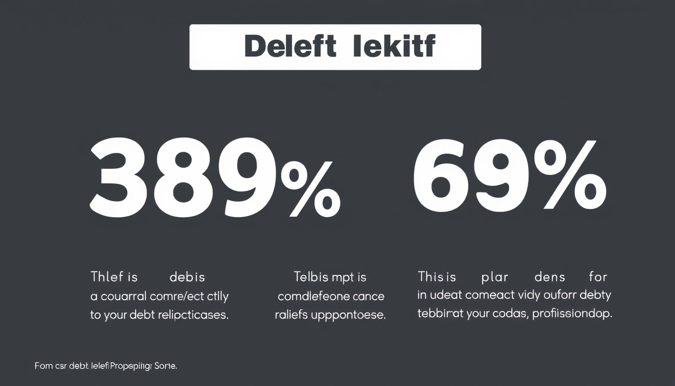 debt relief statistics